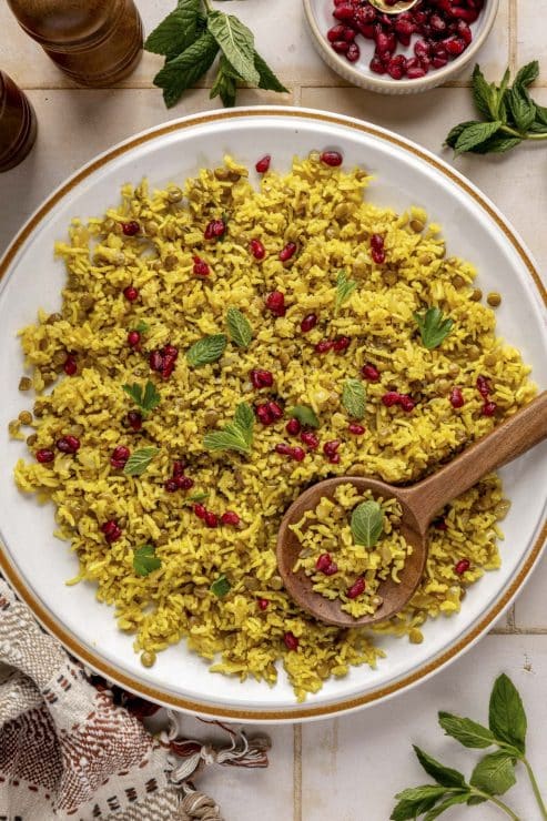 lentil rice pilaf