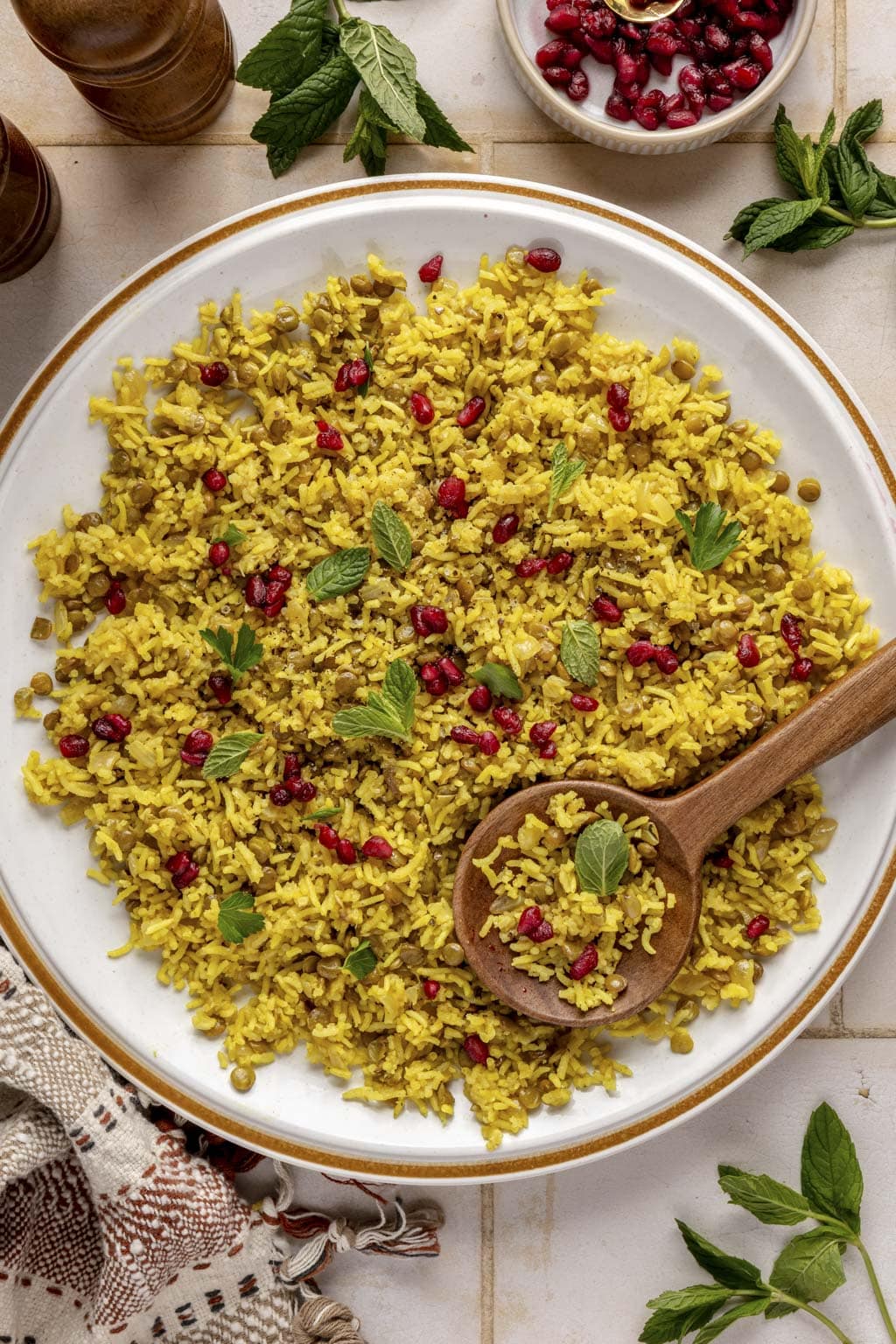 lentil rice pilaf