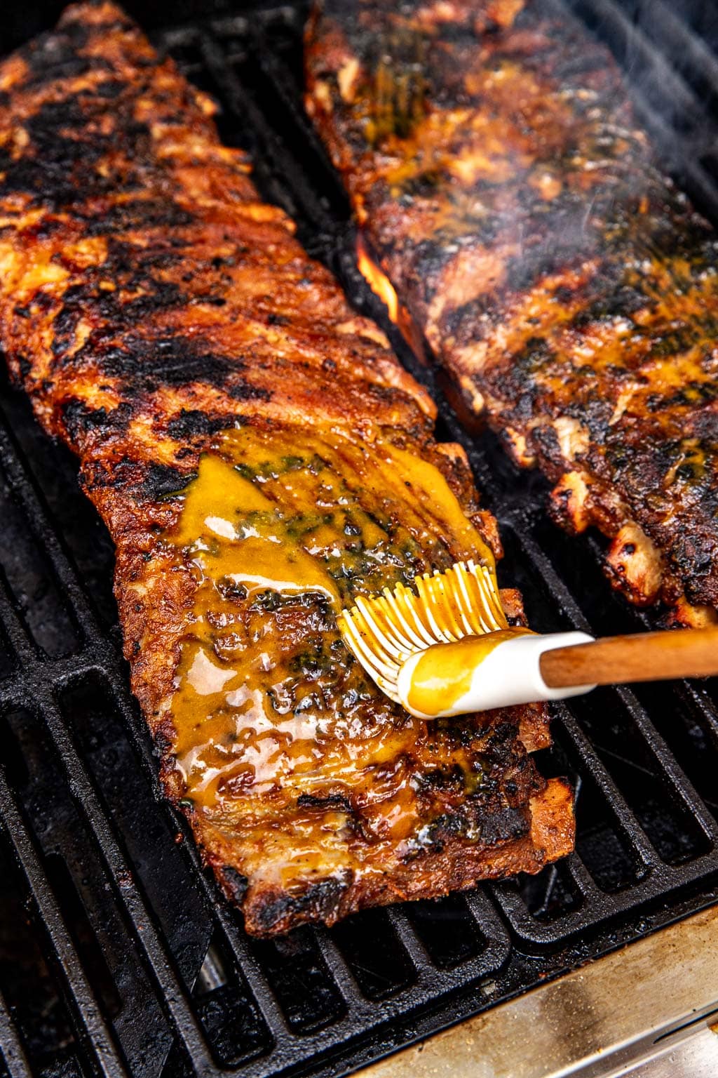 ribs on the grill