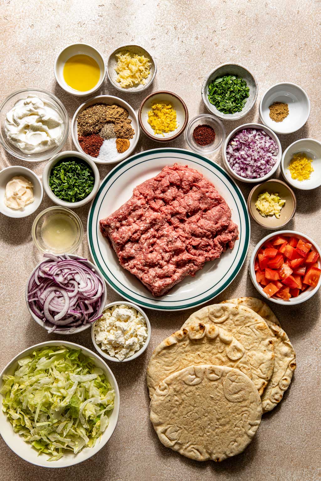 greek smash burgers ingredients