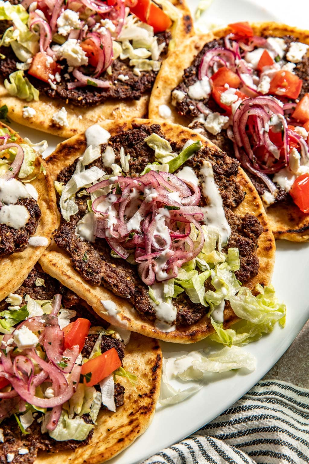 greek style smash burgers