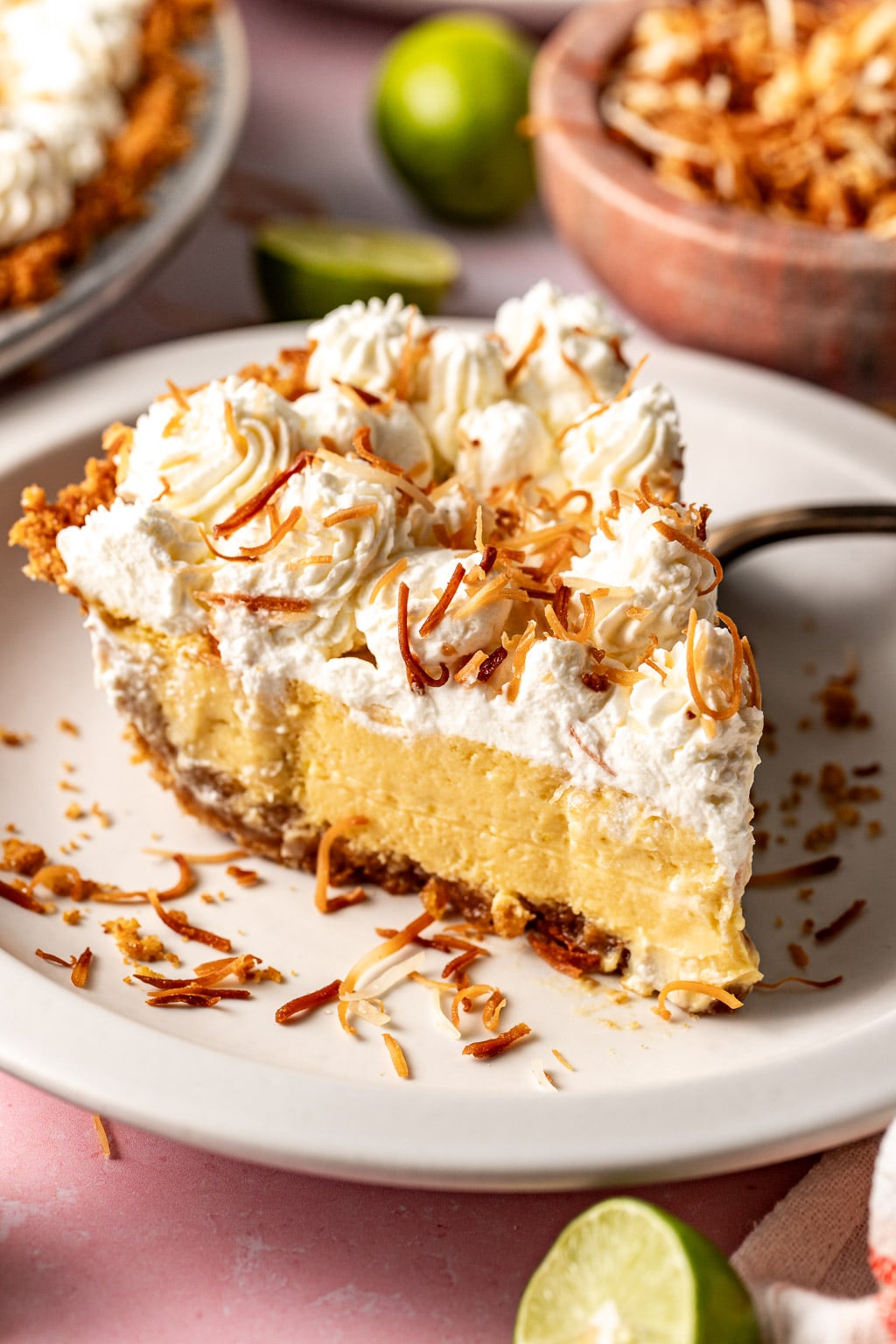 Coconut Key Lime Pie