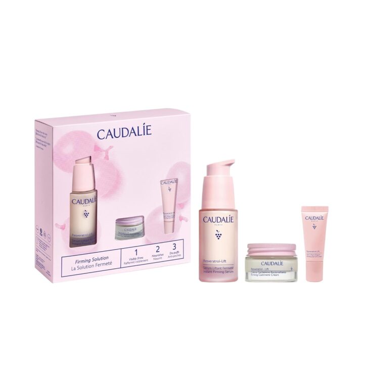 An image of a Caudalie face moisturizer set.