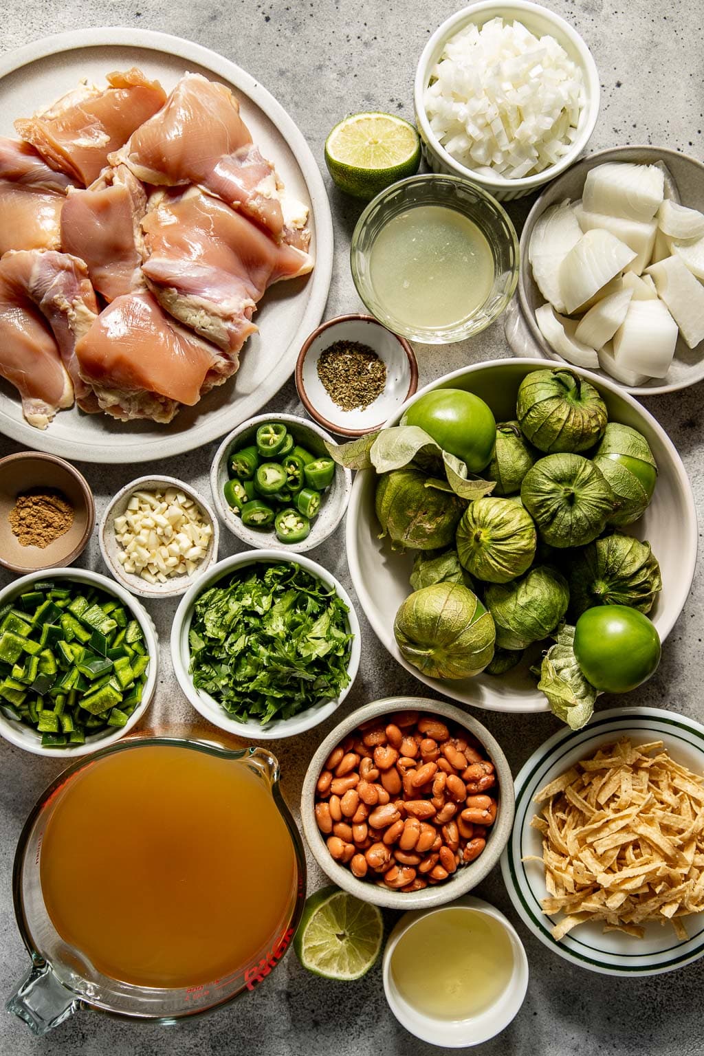 Green Chicken enchilada soup