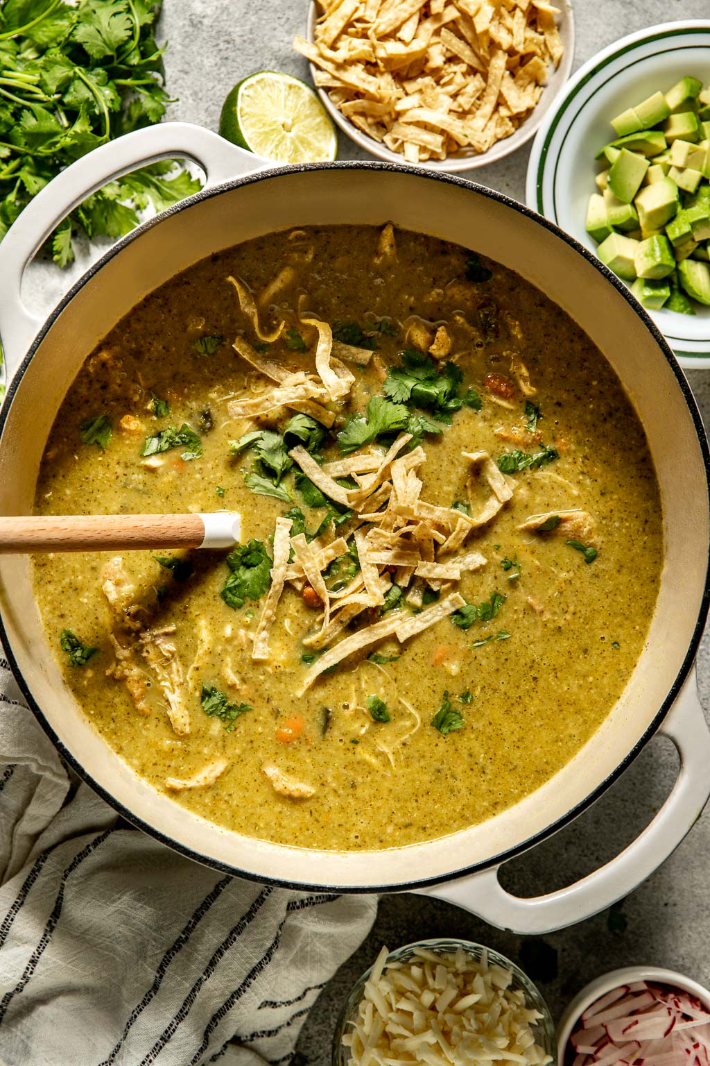 green chicken enchilada soup