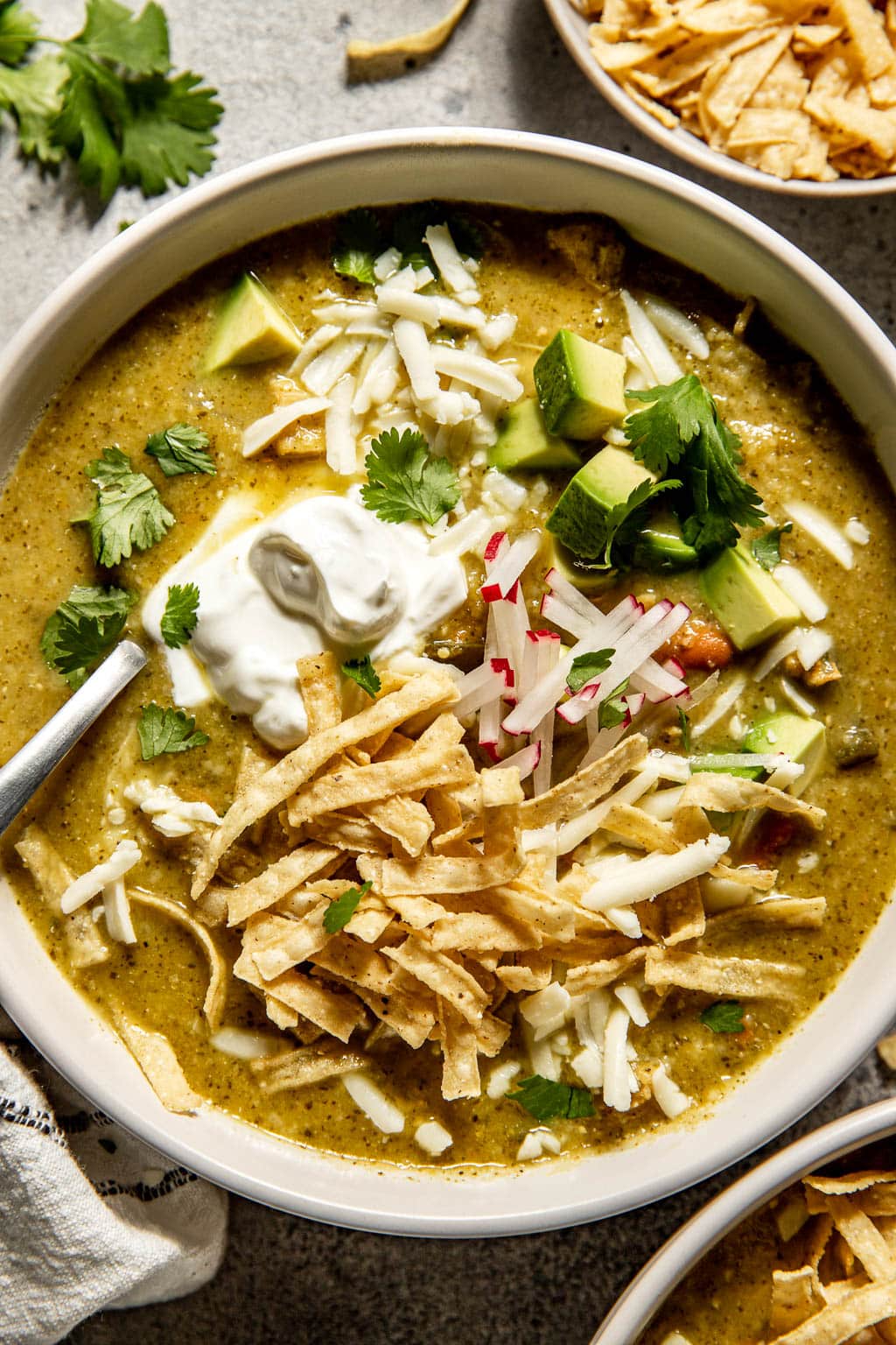 green chicken enchilada soup
