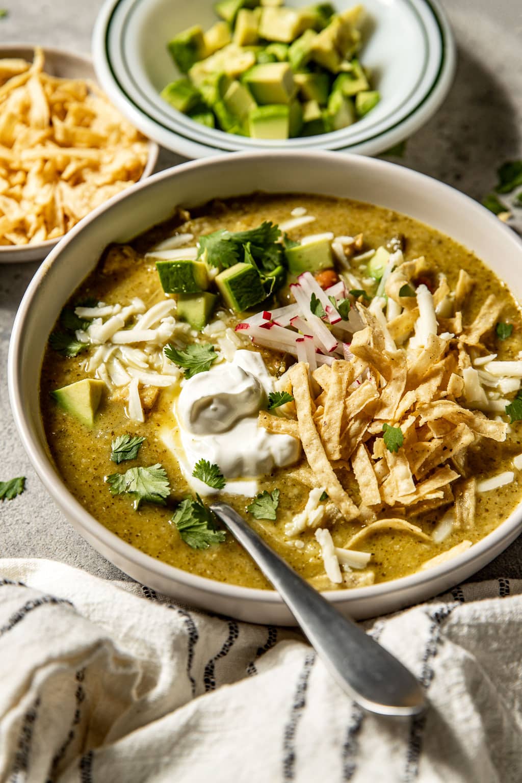 green chicken enchilada soup