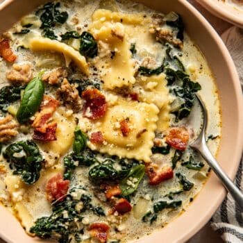 sausage ravioli soup