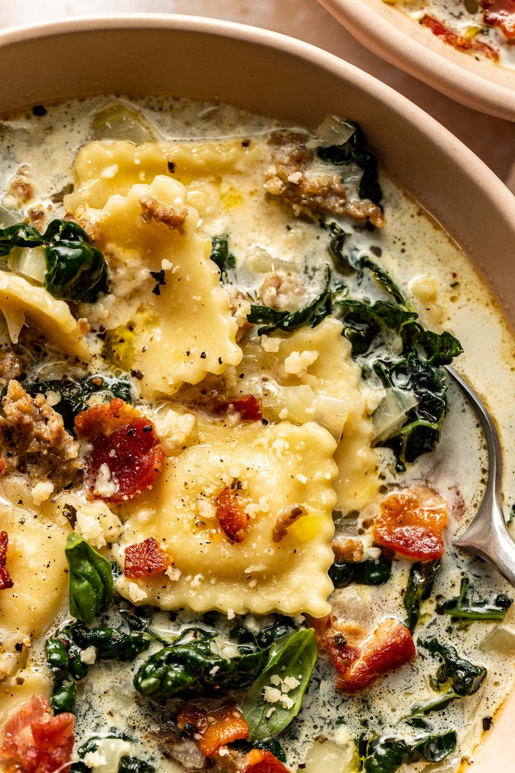 sausage ravioli soup