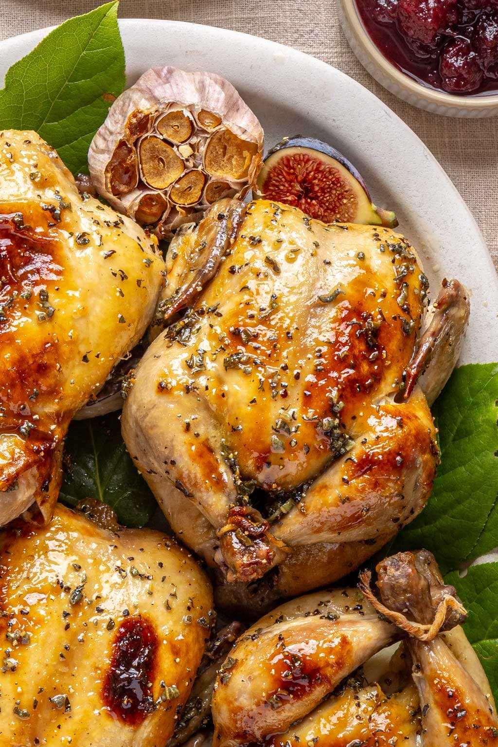 Glazed Cornish Game Hens