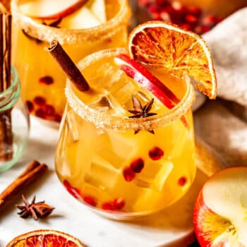 Apple cider sangria