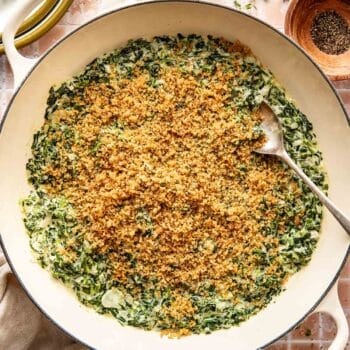Creamed Spinach with Gruyere