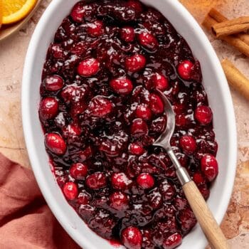 Brandied cranberry sauce
