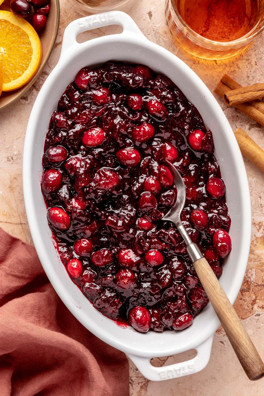 Brandied cranberry sauce