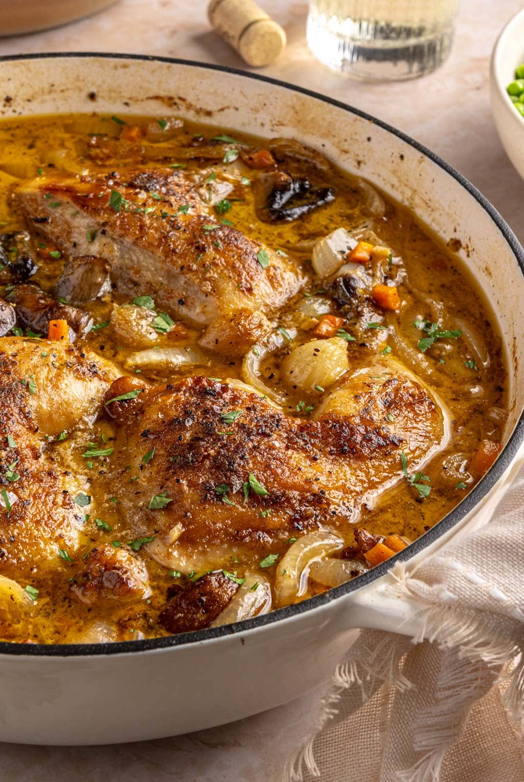 Coq au vin blanc