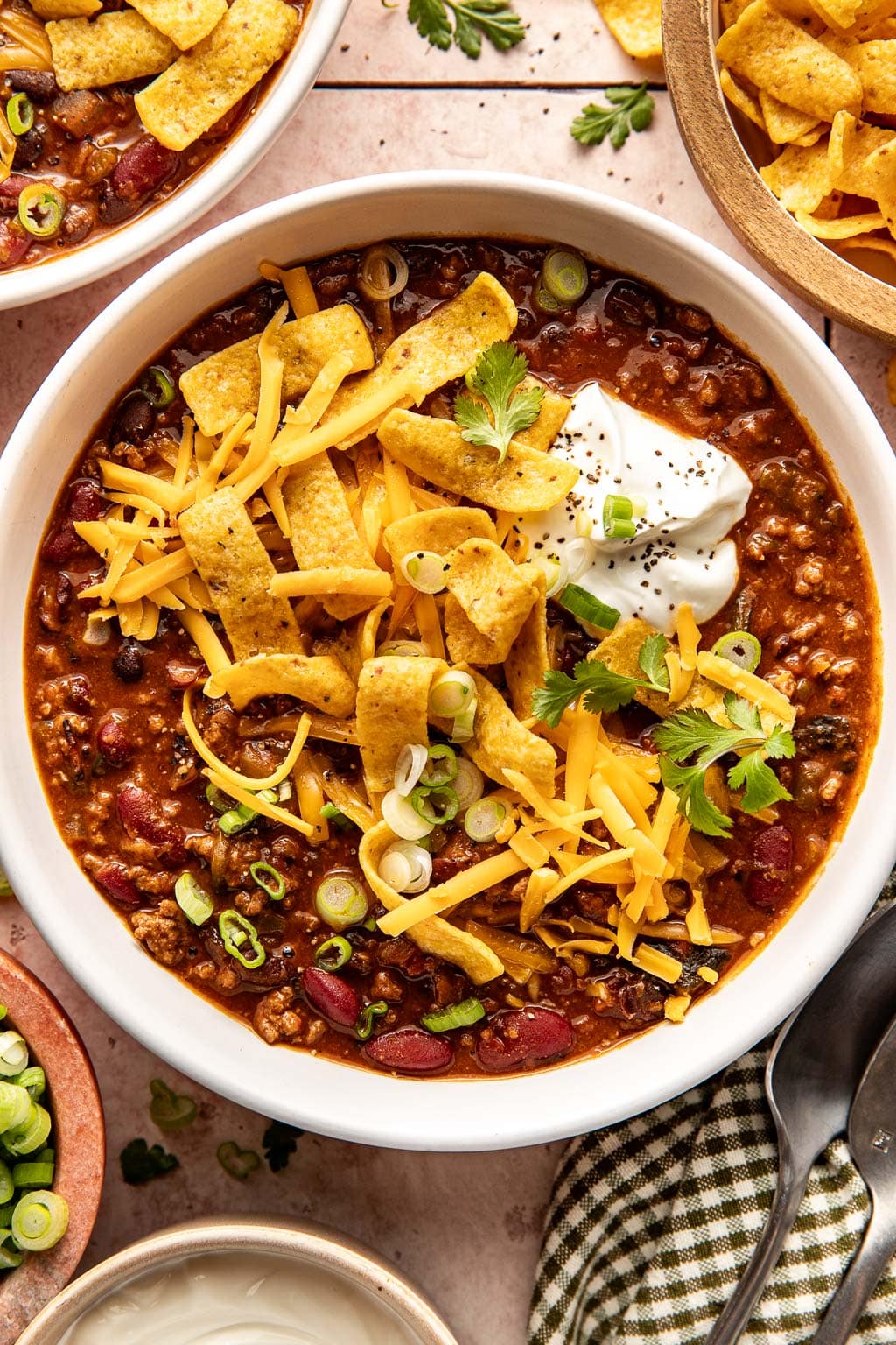 Classic ground beef chili