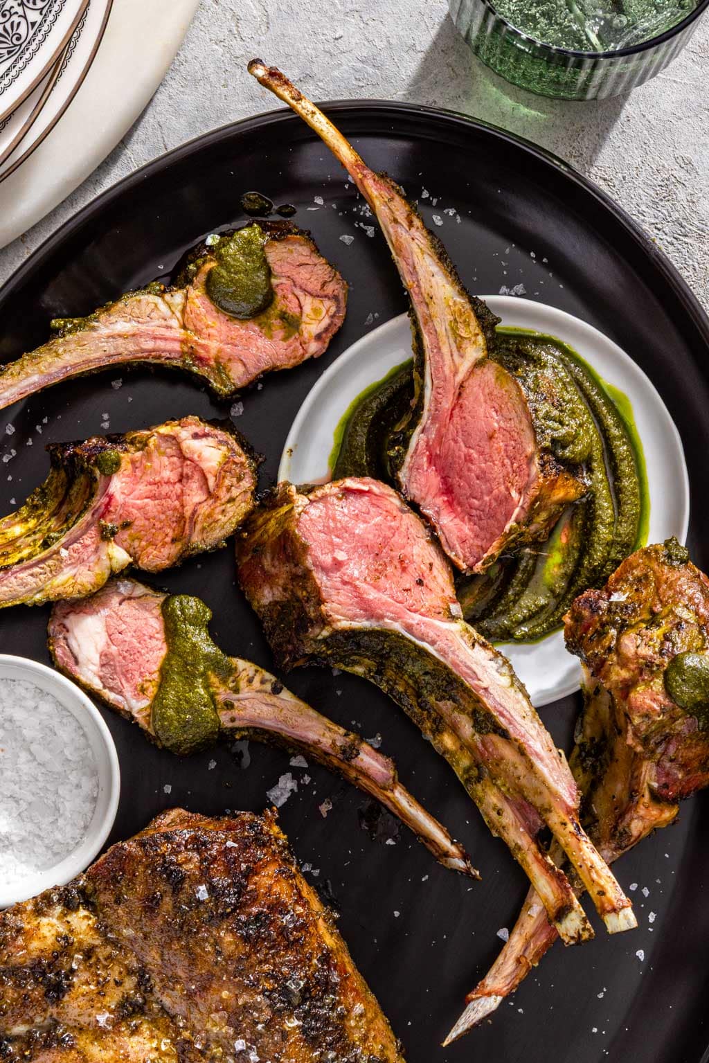 chermoula grilled rack of lamb