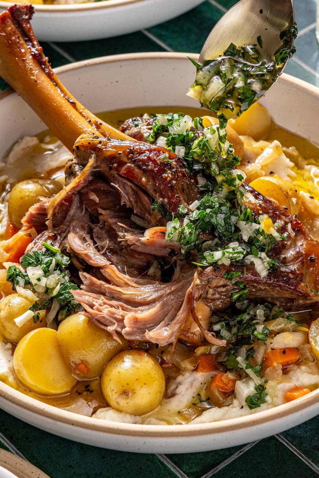 braised lamb shanks