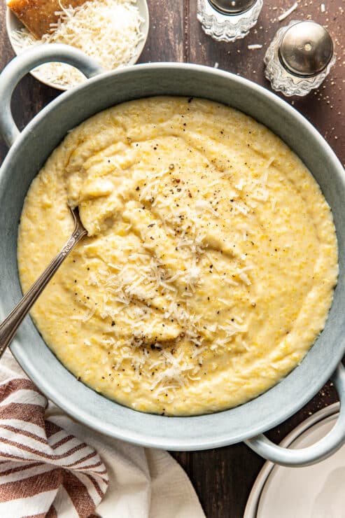 creamy cheesy polenta
