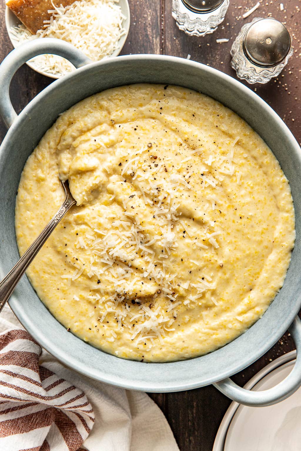 creamy cheesy polenta